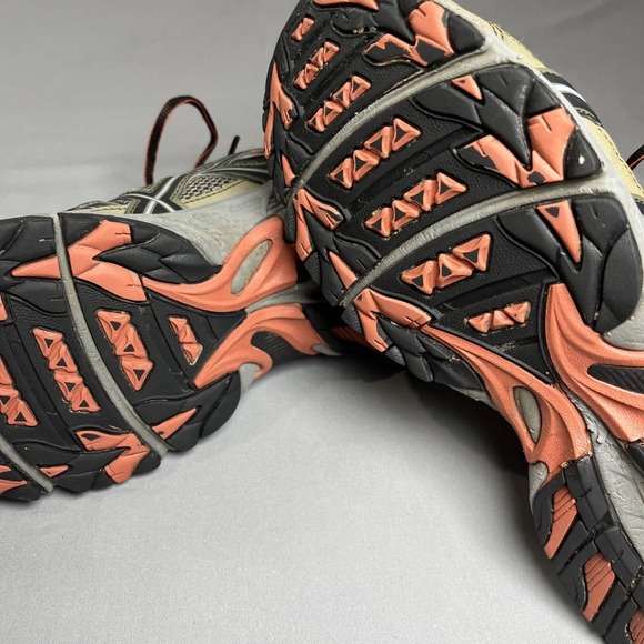 ASICS GEL-Venture‎ 5 Trail Running Shoes Men\'s Size 9 Olive Green Orange T5N3N main image 6